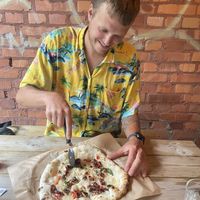 Awesome homemade cashew-cheese   at Bakgården in Karlstad