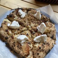 Cinnamon dessert pizza  at Bakgården in Karlstad