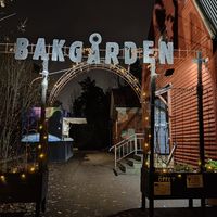 Outside at Bakgården in Karlstad