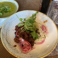 Mushroom chilli   at Dirty Duck in Stratford-upon-avon