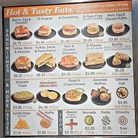 menu. at SLC - Beans & Brew - TA in Salt Lake City