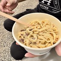 fettucine creamy soy cheese  at Mad Grass Collaborative Space and Cloud Kitchen in Jakarta