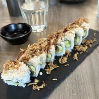 Vegan dynamite roll  at Kiroro Sushi in Belmont