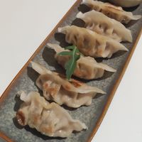 Gyoza vegetal at Solunasushi in Fuengirola