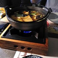tofu and vegetables in broth at Ravioli Wang in Florence