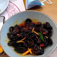 Cold Muer Mushrooms salad, 5€ at Ravioli Wang in Florence