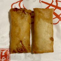Fried spring rolls   at Ravioli Wang in Florence
