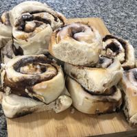 Vegan cinnamon rolls  at Chef Clive in Tarragona