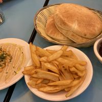   at Only Hummus in Katsrin