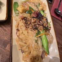 Vegan pad thai with tofu at Koh Thai in Southsea