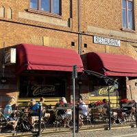 outside  at Le Cardinal in Ystad