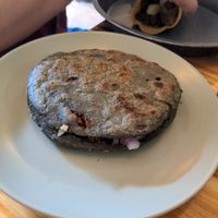 Gordita at Mictlan Antojitos Veganos in Mexico City