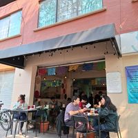 Vista desde afuera at Mictlan Antojitos Veganos in Mexico City