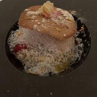 Dessert (flan and ice cream)  at Elizabeth's in Washington