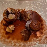 The big savory course, like eating the most high end thanksgiving dinner possible  at Elizabeth's in Washington