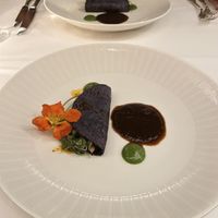 Wrap with mushrooms inside  at Elizabeth's in Washington