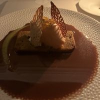 Very cute bread pudding  at Elizabeth's in Washington