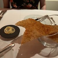 Cheese crisps   at Elizabeth's in Washington