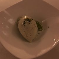 Hempseed and parsnip sorbet at Elizabeth's in Washington