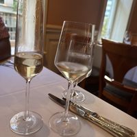 Wine and champagne pairing- they were for separate dishes  at Elizabeth's in Washington