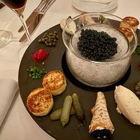 (un)caviar starter  at Elizabeth's in Washington