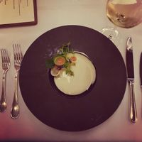 Parsnip, River Plum, and Brazil Nut Soup at Elizabeth's in Washington