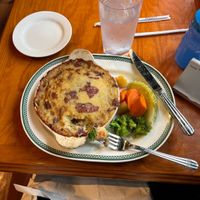 Vegan shepherd‘s pie  at Universal Studios - Finnegan's Bar & Grill in Orlando