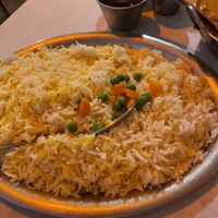 Basmati rice on point   at Star of India in Little Rock