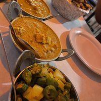 Close up of our entrees  at Star of India in Little Rock