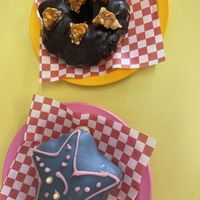 Starfish and peanut crunch  at Future Doughnuts in Bristol