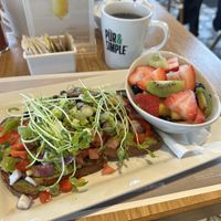 Vegan Avocado Toast  at Pür & Simple in Burlington