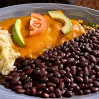 Veggie enchiladas at Mi Mexico Family Mexican Restaurant in Ouray