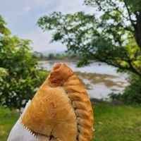 Vegan Pasty at The Port Cafe in Porthmadog