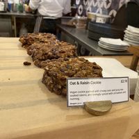 vegan cookie at Coffee by Real Eating Company in Cambridge