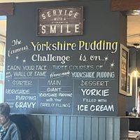The Yorkshire pudding challenge for your non vegan friends or family    at The Crooked Billet in Tadcaster