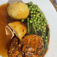 Nut roast they do give you extra veg  at The Crooked Billet in Tadcaster