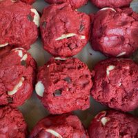 Red velvet  at Maple & Dough in Guisborough