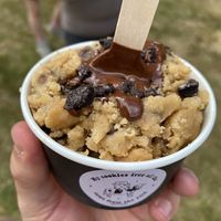 Cookie Dough with “milk” Chocolate and Oreos   at Maple & Dough in Guisborough