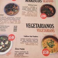  at Aryan Indian Food in Playa Del Carmen