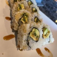 Asparagus roll at Trapper's Sushi in Kent