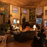 The dining area at GoBistro at Cabot Shores in Cape Breton Island