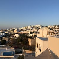 View from the roof terrace   at Mod Santorini in Santorini