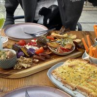 Veggie plate at Ao Largo in Odeceixe