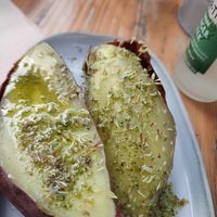 Roasted sweet potato at Ao Largo in Odeceixe