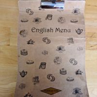 Menu page at Meneer De Boer at Meneer De Boer in Eindhoven