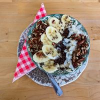 Vegan Oatmeal Bowl at Meneer De Boer at Meneer De Boer in Eindhoven