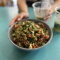 Tabouleh salad with quinoa 4.8€  at Lacantina in Athens