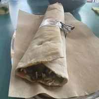 Pita curry mushroom 3.5€  at Lacantina in Athens