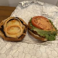 nashville hot chicken sandwich   at Solár: A Vegan Eatery in Tempe