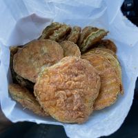 Fried pickles   at Solár: A Vegan Eatery in Tempe